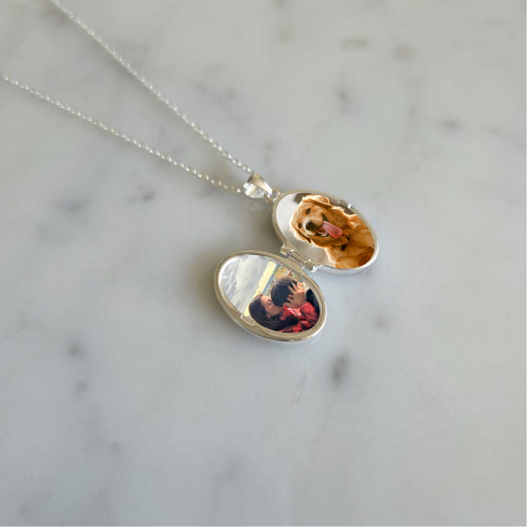 RELICARIO PLATA 925 - Magnolia Joyas